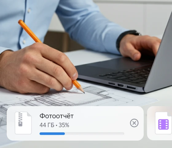 Место для архива и&nbsp;больших файлов