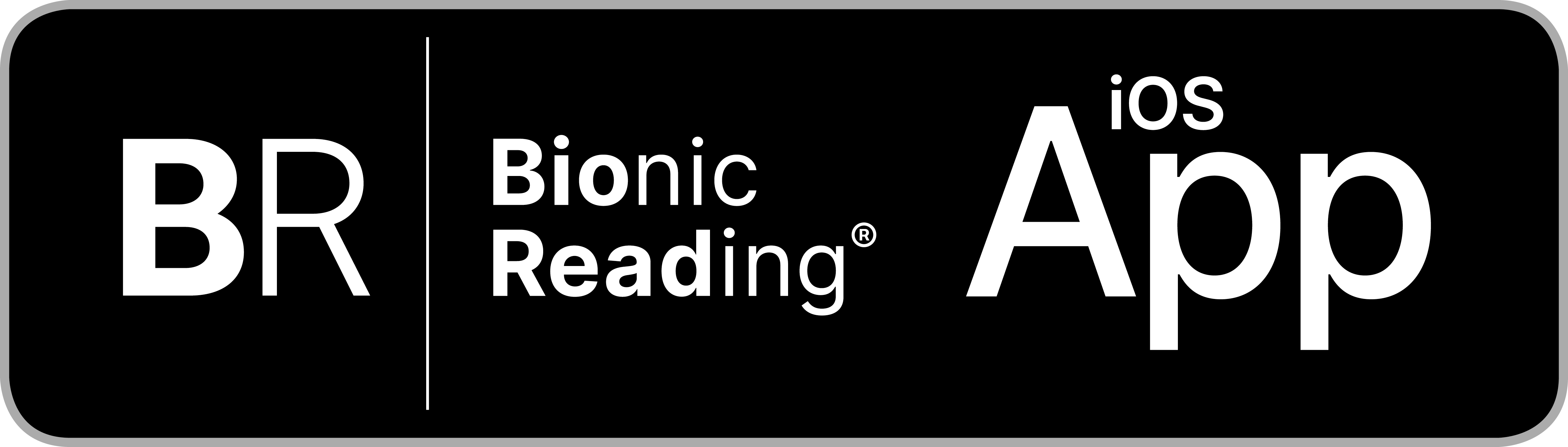 Bionic Reading&reg; Apple iOS App