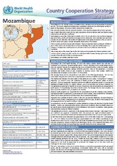 WHO country cooperation strategy at a glance: Mozambique