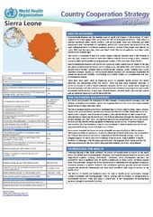 WHO country cooperation strategy at a glance: Sierra Leone