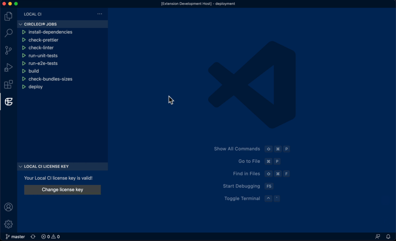 Selecting config file