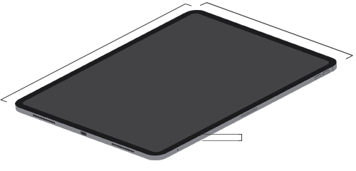 Dimensiunile iPad Pro de 13 inchi